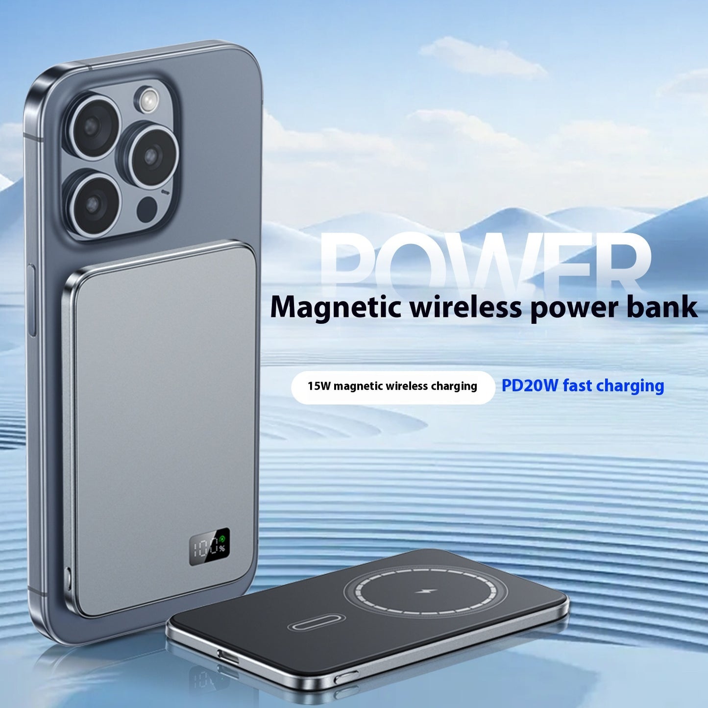 MagSnap™ 3-in-1 Magnetic Power Bank