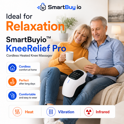 SmartBuyio™ KneeRelief Pro Cordless Heated Knee Massager