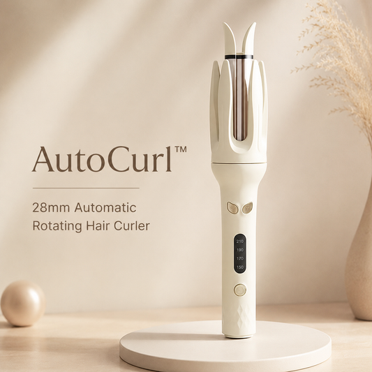 Mini Automatic Rotating Hair Curler | 28mm Ceramic Curling Wand