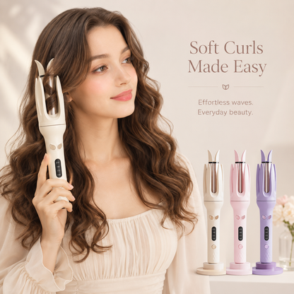 Mini Automatic Rotating Hair Curler | 28mm Ceramic Curling Wand